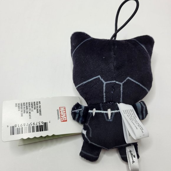 Hallmark Christmas Ornament Black Panther‎ Small Stars Marvel Plush Ornament Toy - Picture 2 of 8